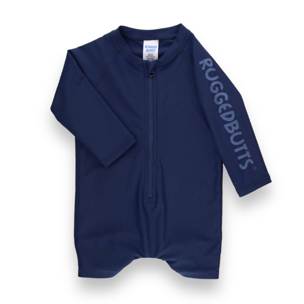 Navy Kids Swim Rashguard